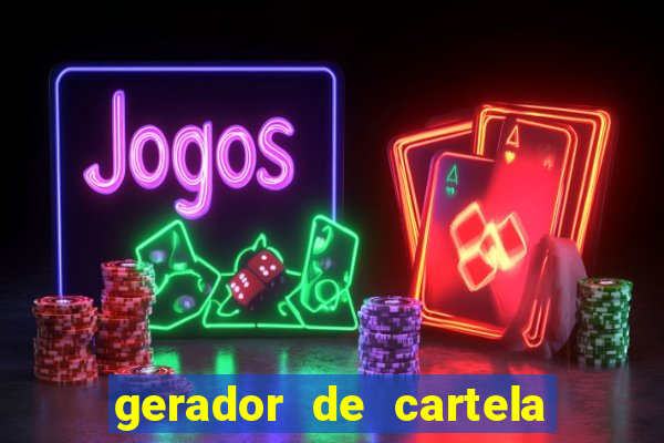 gerador de cartela de bingo